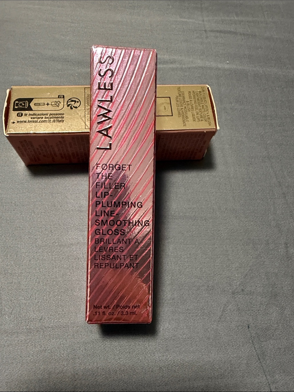 LAWLESS Pink Metallic Plumping Lip Gloss